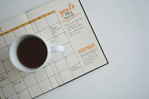 A notebook for plans and observations