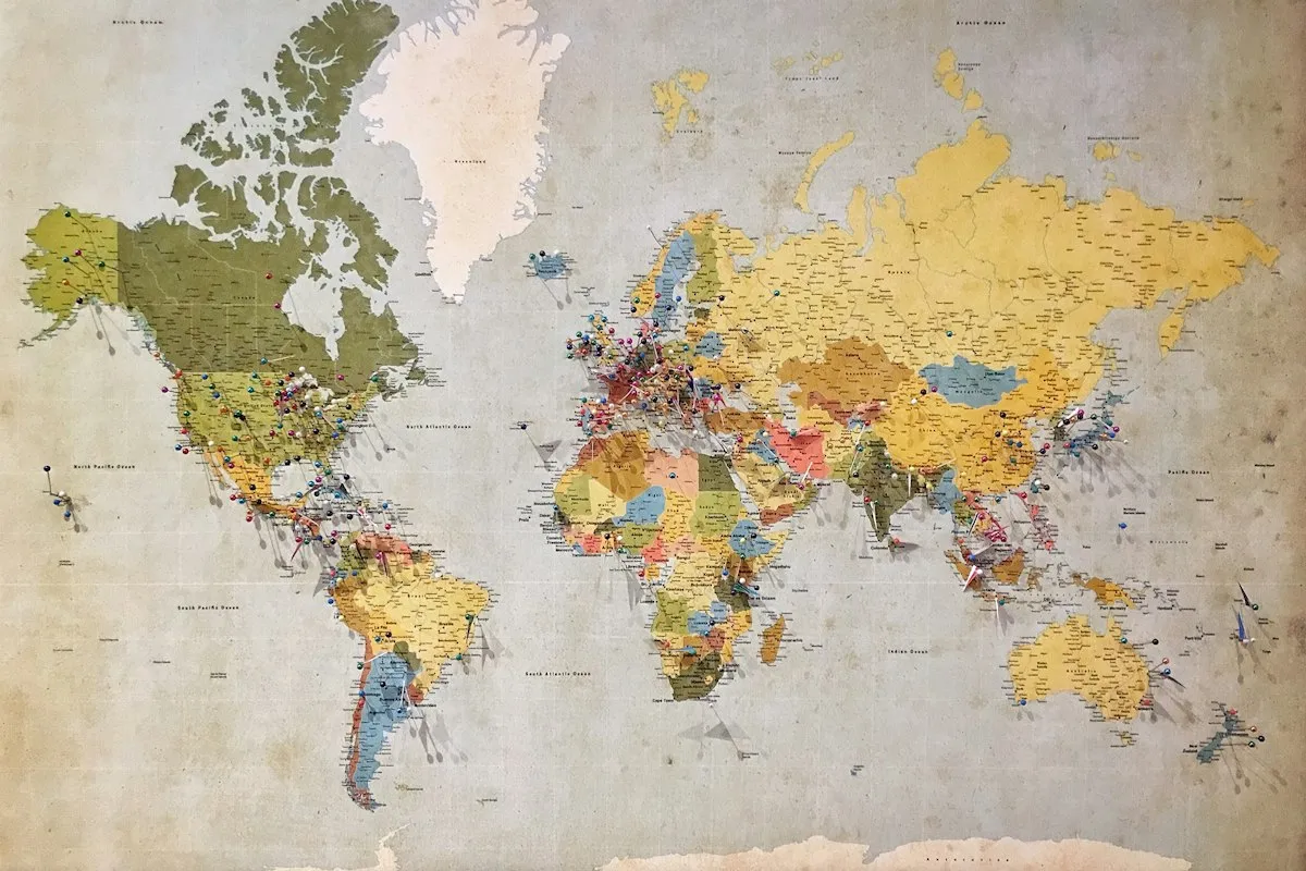 A map for planning travel