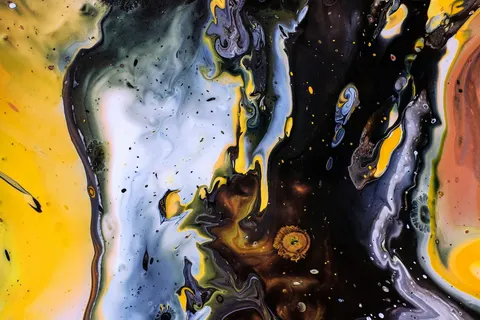 A colorful abstract artwork