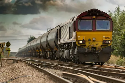 A railway and train journey